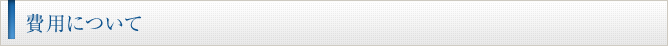 費用について